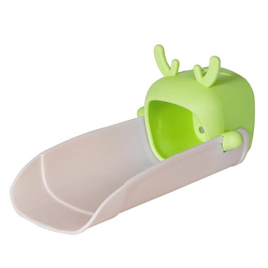 

Удлинитель смесителя для раковины Форма мультяшного оленя предотвращает разбрызгивание Оптимальный выход воды для малышей Детский удлинитель смесителя для мытья рук для ванной комнаты и кухни