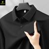 High-End Autumn And Winter New Polo Shirt With Wool Business Commuter Enterprise Work Clothes