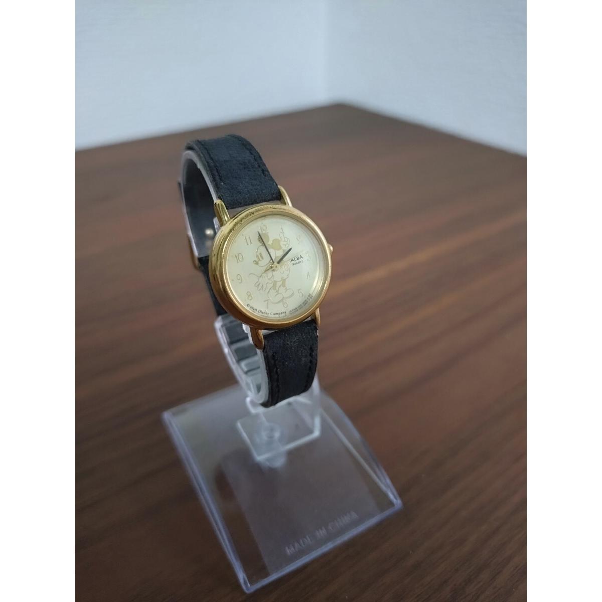 [Working Item] SEIKO ALBA Mickey Mouse Watch Vintage Ladies Men s 900