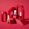 Chinese Red Geometric Photography Props: New Year Theme Still Life Display Stand