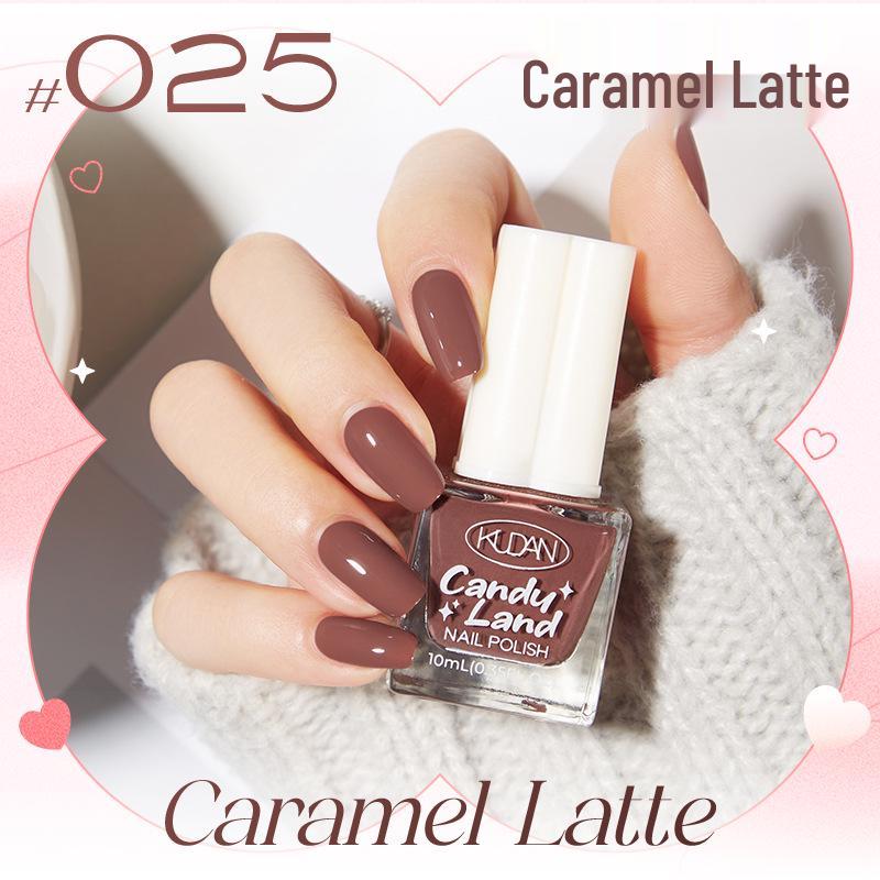 Candy Land Quick-Dry Water-Based Peelable Nail Polish - Long-Lasting Glitter Nude Care