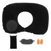 U Shape Pillow Press Inflatable Soft Head Rest Cushion Cervical Protection for Car Office