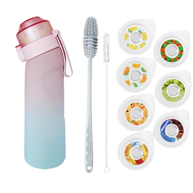 650ML Outdoor Sports Water Cup with Multi-Flavor Scented Tritan Plastic