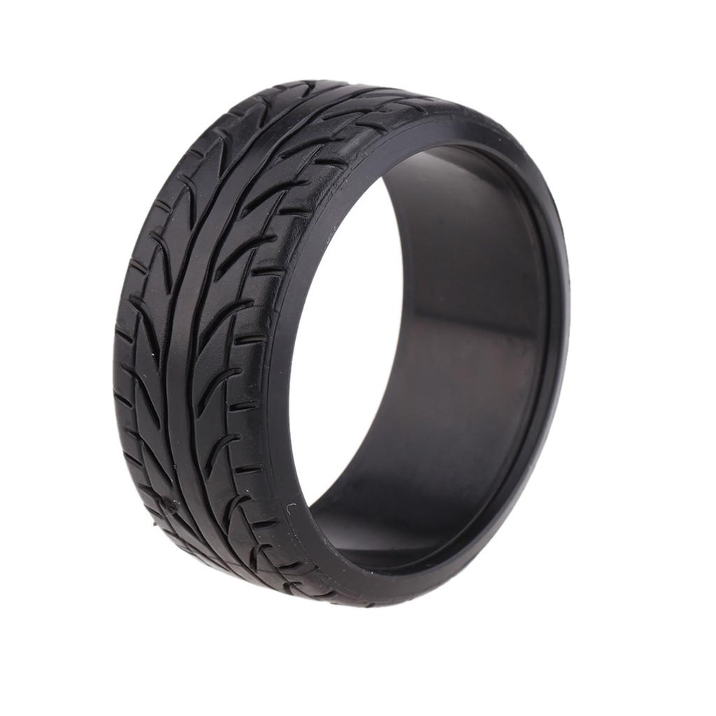 4Pcs Set 1 10 Grain Drift Car Tires Plastic Hard Tyre Replacement for TRX HSP Tamiya HPI Kyosho Remote Control Car Part