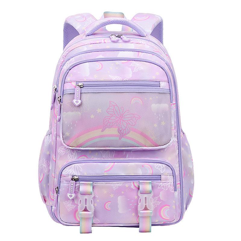 2023 Waterproof Lightweight Backpack for Girls, Ages 1-6, with Spine Protection, Large Capacity