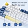 Three Giants Wired Gaming Keyboard & Mouse Set - Mechanical Feel, High Aesthetic Value for Esports, Laptop, & Office Use