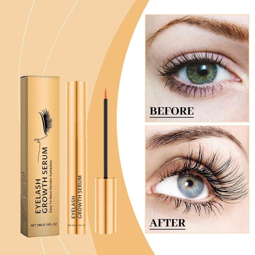 Eyelash Serum, Eyelash Serum Eyelash Growth Serum For Thickness Healthier Eyelash - For Extensions & Eyebrows Lashes 3ML