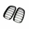 Car Front Bumper Kidney Grille Double Slat Black Racing Grill For BMW 1 Series F20 F21 2011-2014 120i 118i Car Accessories