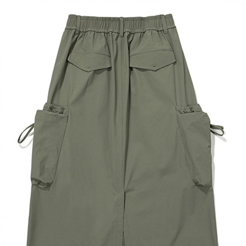 Ripstop Flexibler Raff-Rock Grau