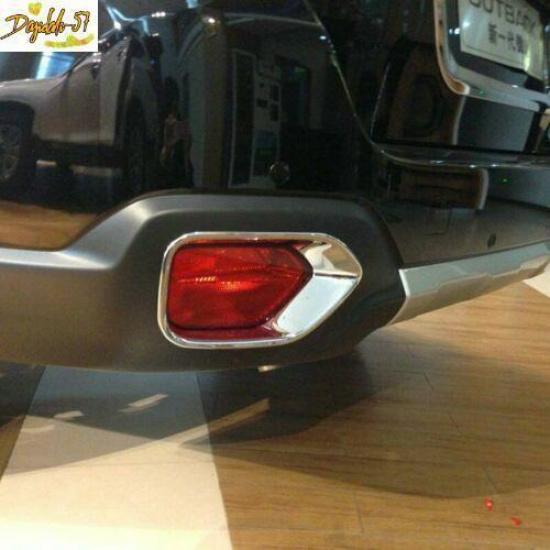 ABS Chrome Rear Fog Light Lamp Trim Cover Molding For Subaru Outback 2015-