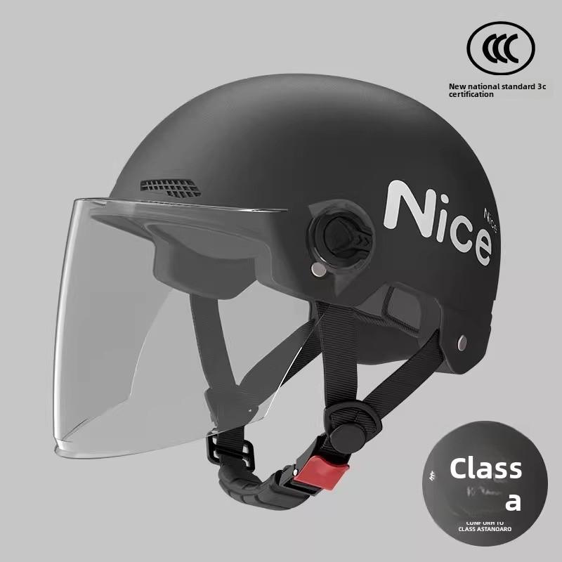 Electric Vehicle Helmet Men and Women Large Summer Breathable Four Seasons Universal Safety Helmet Half Helmet