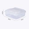 1Pc Butter Cheese Storage Box Portable Refrigerator Fruit Vegetable Fresh-Keeping Organizer Box Transparent Cheese Container