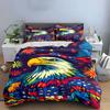 Colorful eagle and fireworks. Bedding sets Duvet cover sets Duvet covers Pillowcases(1 * Duvet Cover 2 * Pillowcases without duvet insert)