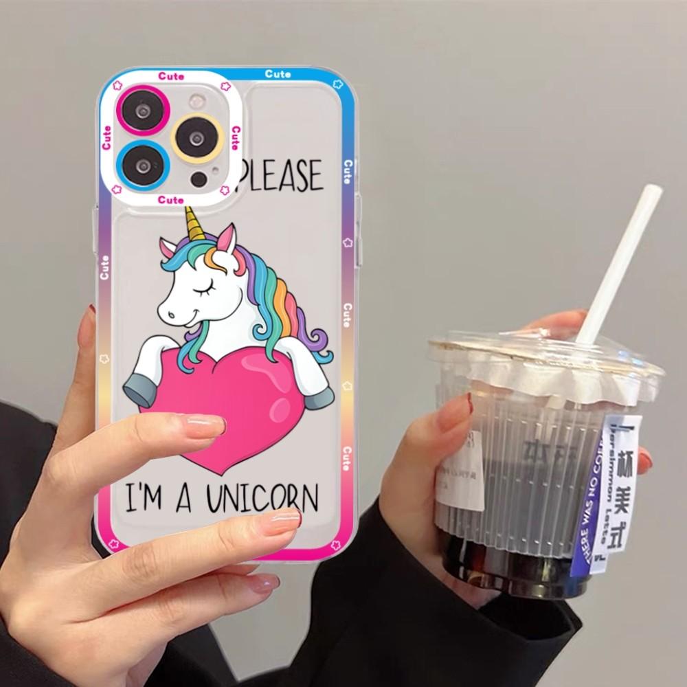 Cartoon Unicorn Phone Case For Redmi 7 8 9 A For Redmi Note 5 7 8 9 10 11 Pro Max 4G 5G Funfas