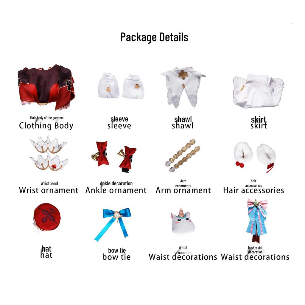 Feng Jin Cosplay Costume - Honkai Star Rail Anime Role-Playing Outfit