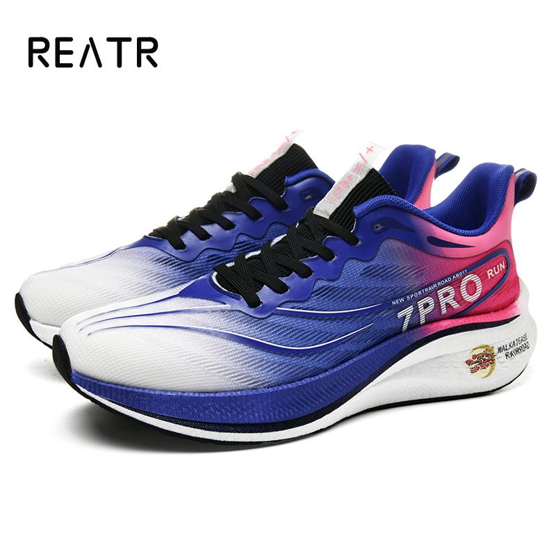 Marathon Carbon plate Muži Sportovní běžecké boty Prodyšné Lehké Dámské Pohodlné Atletické Neklouzavé Sneakers