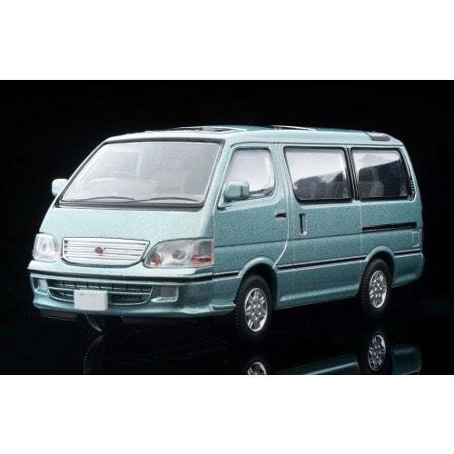Tomytec Tomica Limited Vintage Neo 1/64 Scale LV-N216b Toyota Hiace Wagon Super Custom G (2002 Model), Light Green, Finished Model, 312475