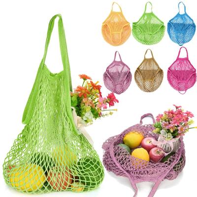 Mesh Net Turtle Bag String Shopping Bag Reusable Fruit Storage Handbag New