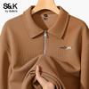 Baleno Men's Waffle Knit Polo Sweatshirt