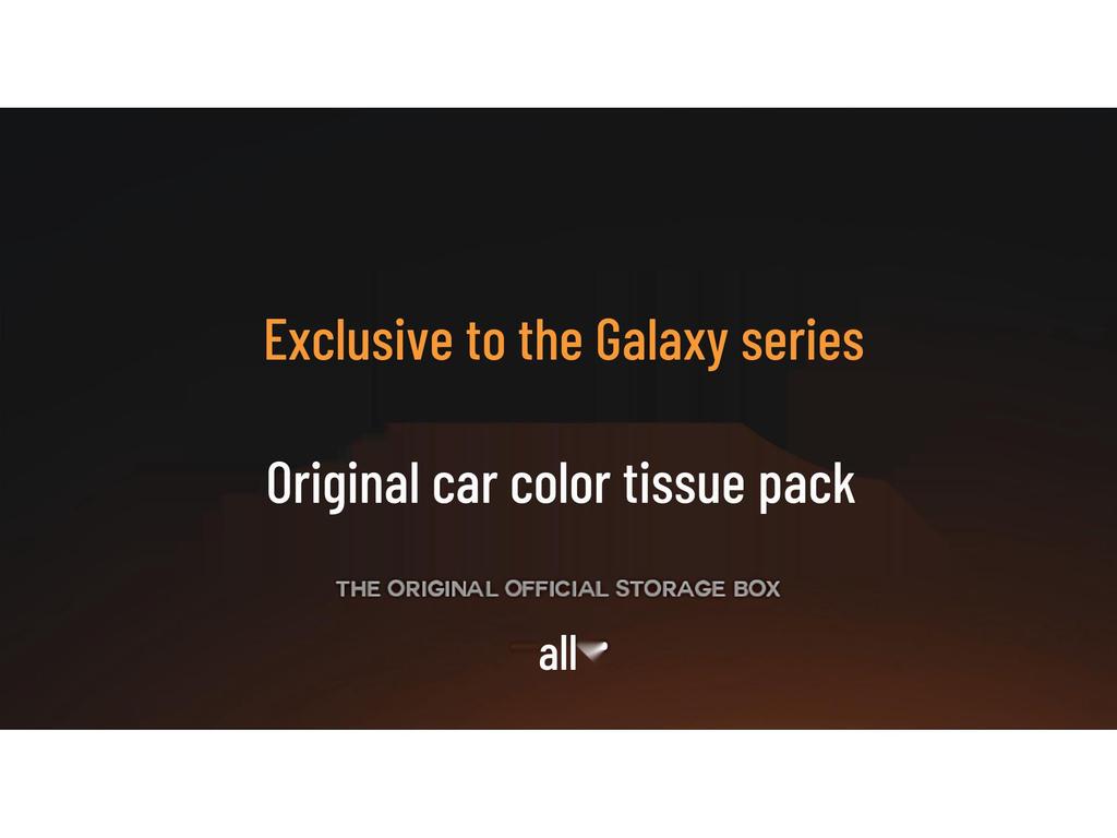 Car Seat Hanging Tissue Bag for Galaxy E5/E8/L6/L7 Armrest Box
