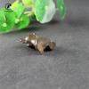 Antique Copper Chinese Feng Shui Cute Bull Small Statue Desktop Ornament Zodiac Animal Figurines Tea Pet Home Decorations Crafts