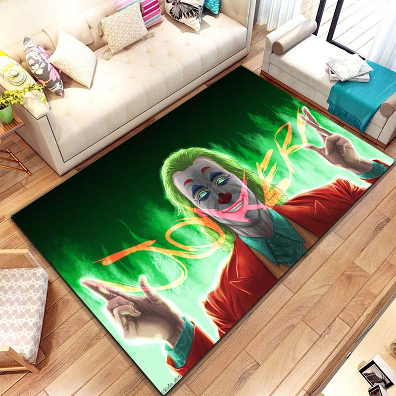 

Cool Joker Pattern Carpet For Living Room Bedroom Gift Home Decoration