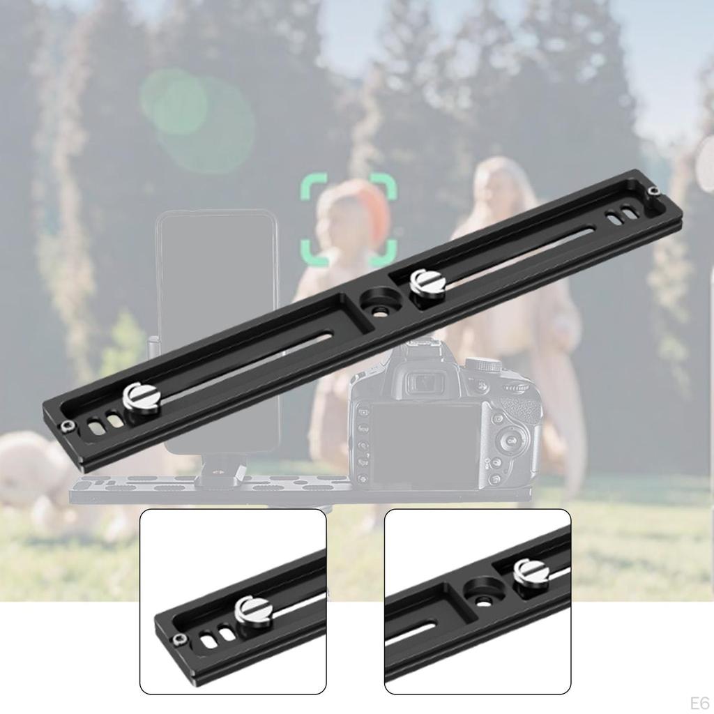 Camera Tripod Quick Release Plate Aluminum Alloy DSLR Stabilizer Accessories Easy To Install