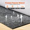 Rug Pad Gripper 9' x 12' Protective Carpet Pad 0.47" Thick for All Floors