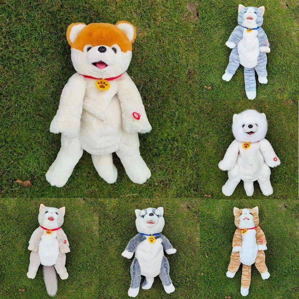 

Плюшевая плюшевая сумка «Научись говорить», сумка для куклы, креативная сумка для кошек и собак, сумка для домашних животных