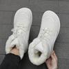 Fashion Women's Winter Snow Boots Fur Lined Barefoot Boots Wide Toe Box Ankle Booties Walking Boots Outdoor with Plush Cotton Shoes