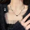 Butterfly Splicing Necklace Fashion High Sense Collarbone Chain Personality Creative Design Sense Necklace Women