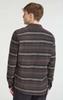 O'neill Superfleece Shirt Gray Crossover Stripe [2350035-38017] Size XL