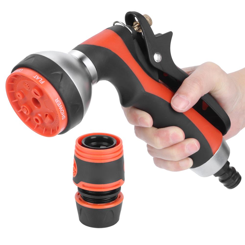 7‑Function Multifunction High Pressure Garden Hose Sprayer Watering Irrigation Nozzle Connector