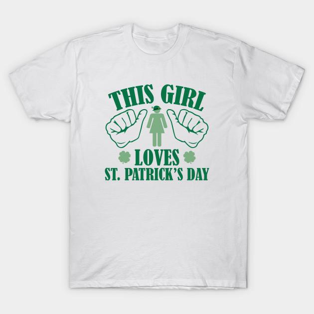 

Unisex Fashion TShirt This Girl Loves St Patricks Day Print TShirt Plus Size S-5XL T-Shirt 100%Cotton Tops O Neck Short Sleeve Tees XL білий