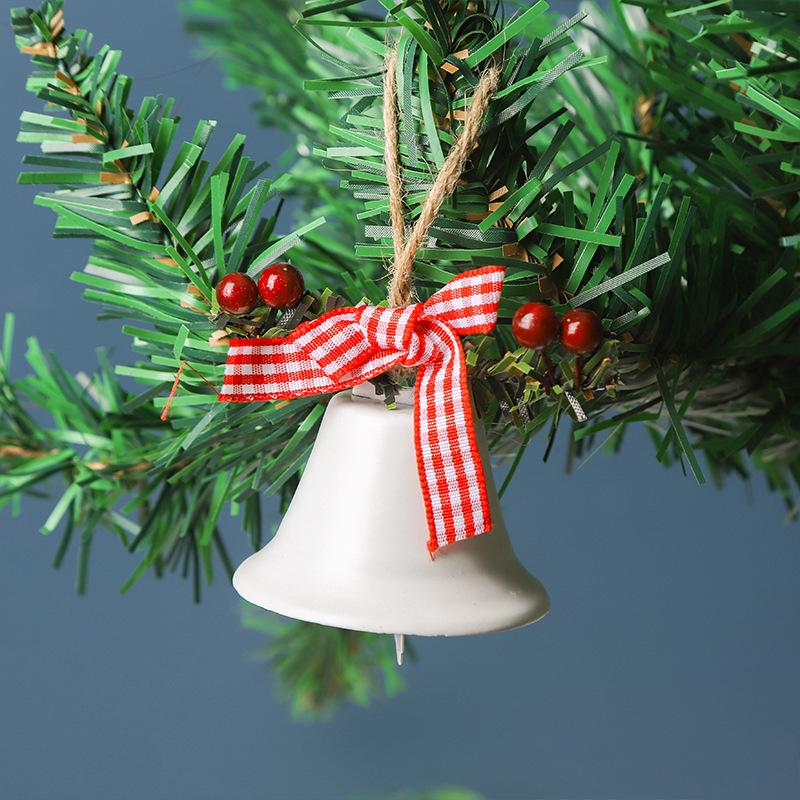 Christmas Bell Ornaments: Small Tree Pendants for Festive Home Decor