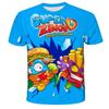 Kids Summer New Casual Funny Cartoon Game 3D Print O-neck T-shirts 3-13 Years Boys Girls Outfits Tops Children Clothes