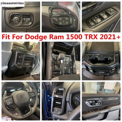 Window Lift / Head Light / Water Cup / Steering Wheel / Gear Shift Cover Trim Accessories For Dodge Ram 1500 TRX - 2025