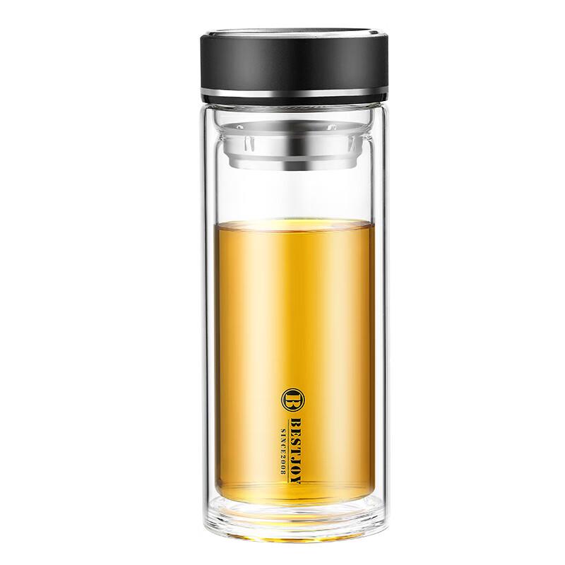 Fuguang Double-Layer Glass Tea Infuser Cup