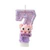 Cartoon Cute Birthday Cake Number Candles - Decorative Party Inserts