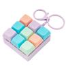 9-Keys Fidget Keyboard Keychain Stress Anxiety Relief Keyboard Clicker Keychain Portable