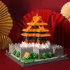 China Imperial Palace Watchtower Bricks World Famous Historical Architecture Building Block Forbidden City Corner Tower Toys