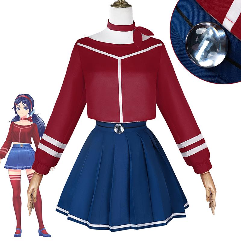 Mita Cosplay Costume Full Set JK Uniform from Game MISIDE Two-dimensional Game JK Role-play Suit