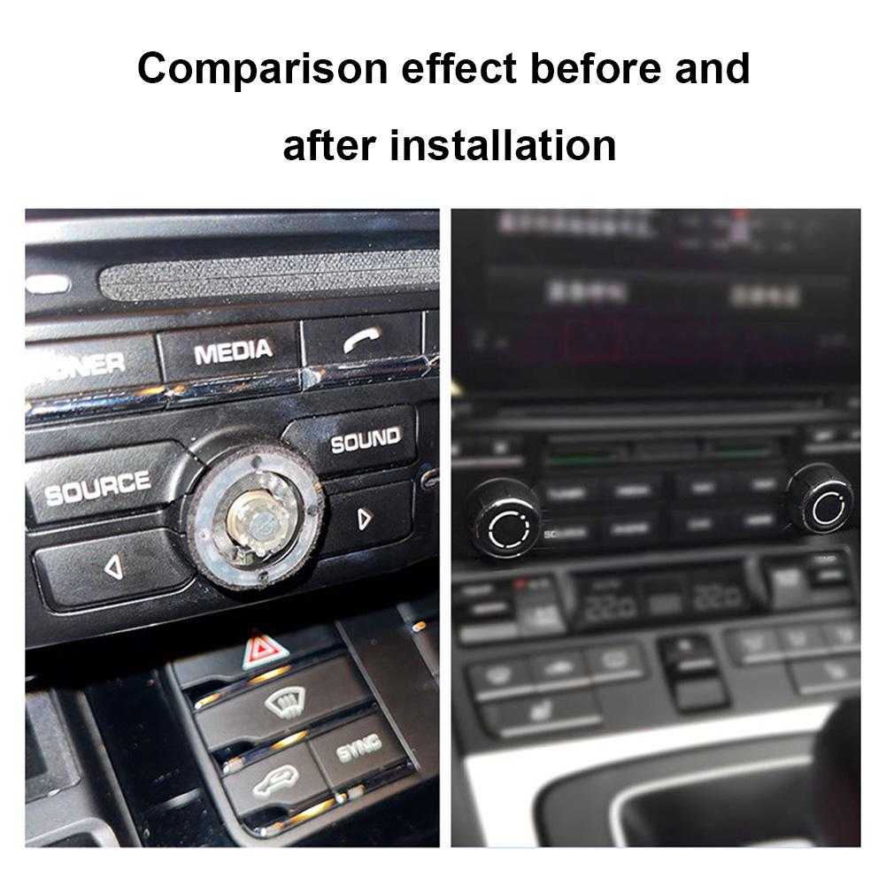 CD Control Switch Button 97064292901 Car Center Console Audio Volume Knob Cover 97064293001 for Porsche Boxster 718 2016-2020