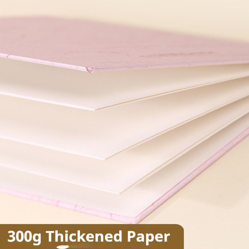 BORRENCE 300g Accordion Book 100% Cotton Wood Pulp Watercolor Folded Drawing Pad Organ Sketch Book Notebook for Artist Student