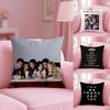 Classic Tv Show F-Friends Cushion Cover Plush Fabric Soft Double-Sided Printed Sofa Warm Winter Home Gift Pillow Cover