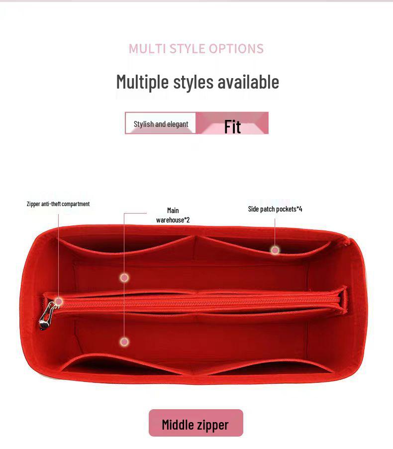 

Надлегкий повстяний органайзер для LV Neverfull - Великий, Середній, Малий