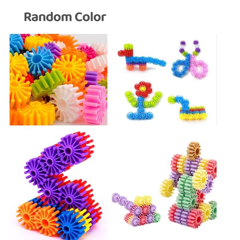 Large Granular Gear Building Blocks For Kids Fun Educational Puzzle Toy For Toddlers