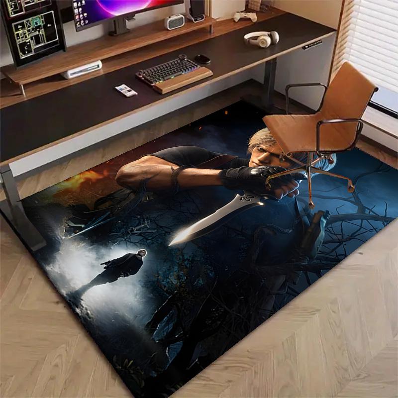 Resident Evil Printed Area Rug Carpet for Bedroom Living Room Home Decor Rugs Mat Non Slip Mat Rug for Bedside