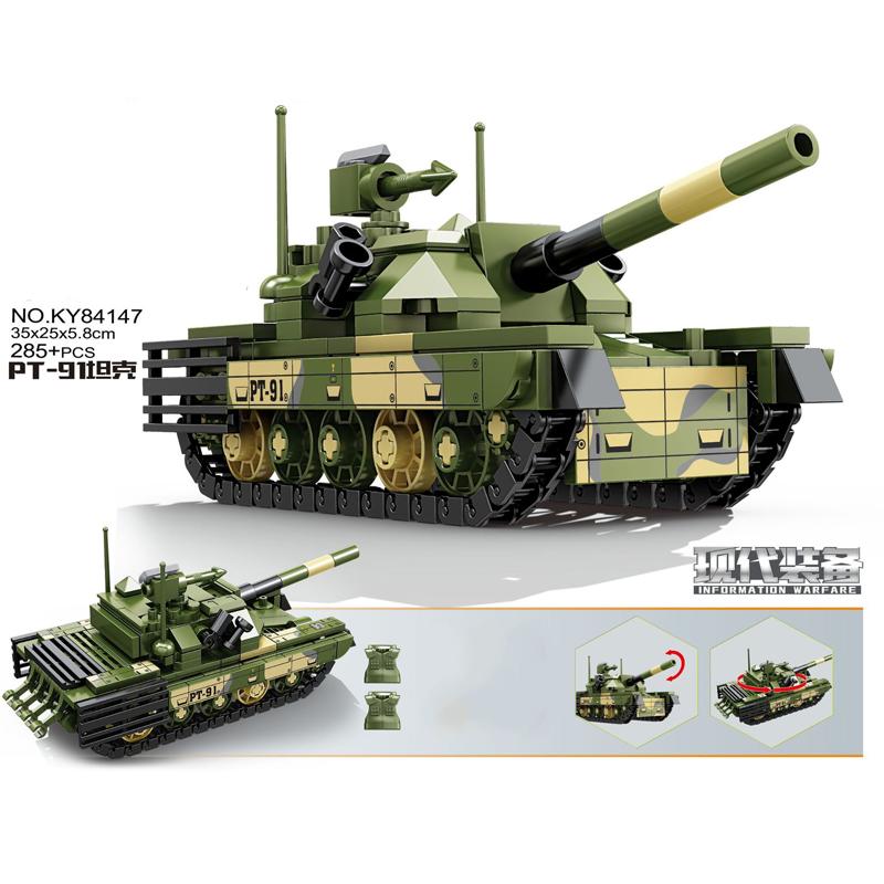 T-84 T-90M PT-91 M1 Abrams Battle Tank WWII Military  Infantry Fighting Building Blocks Sets Model Dolls Brick Toys Kids Gifts