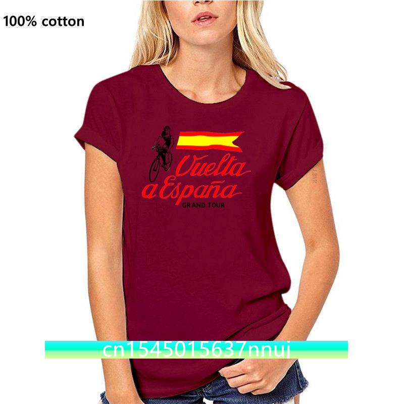 Nové tričko Vuelta A Espana s potiskem pro pánské vintage španělské cyklistické tričko s motivem Grand Tour ve Španělsku